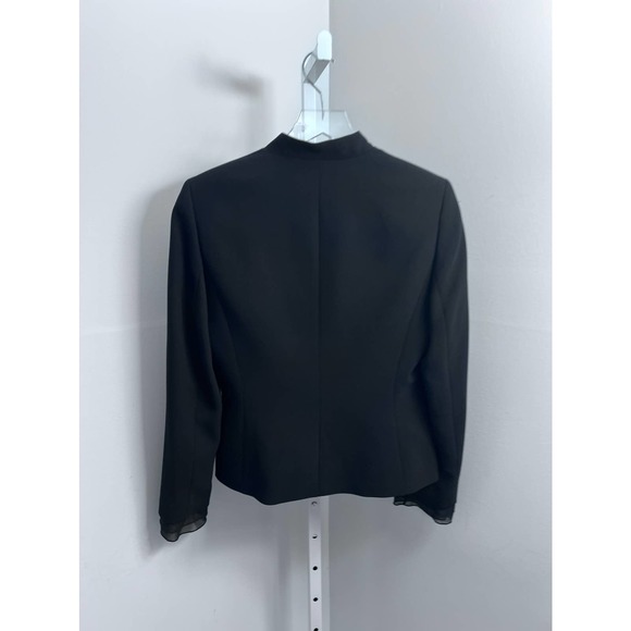 Tahari Black Jacket with Chiffon & Skirt Set Size 6 - Picture 14 of 16
